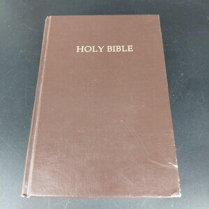 Vintage Holy Bible New International Version NIV Brown Hardcover Holman 1981